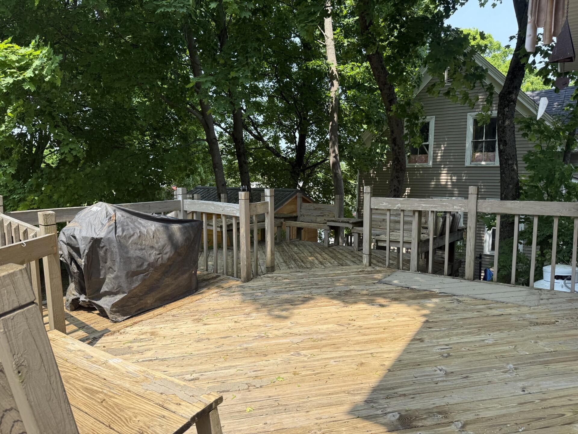 19 Thomas Hill Road Bangor, ME 04401 - Photo 55 of 74 Large porch in private backyard