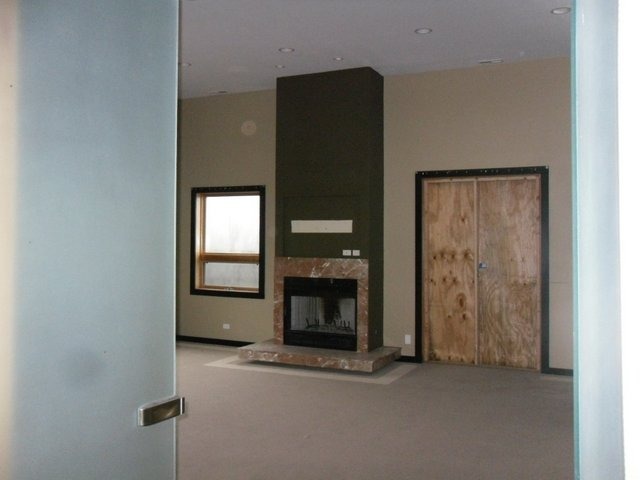132 Old Dundee Road Barrington, IL 60010 - Photo 14 of 22 a view of an empty room with a fireplace and a window