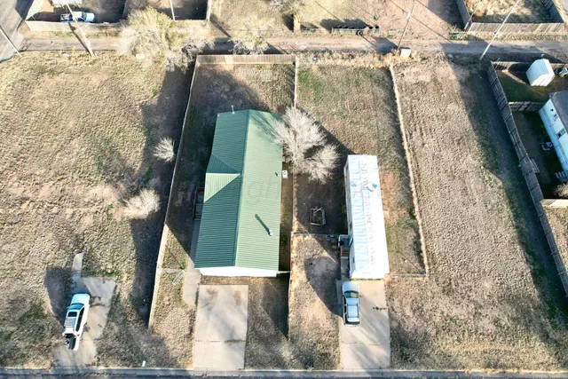 a bird view of a house