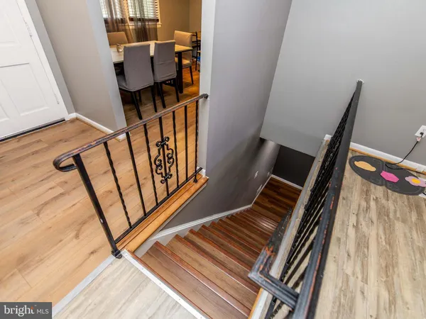 a view of an entryway with staircase