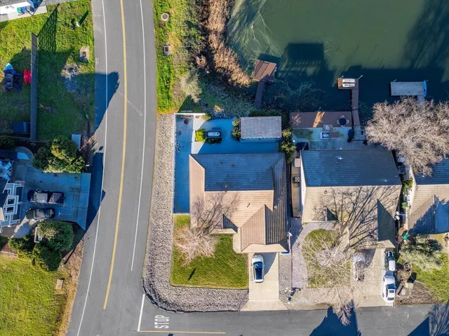 front view of a house with a outdoor space