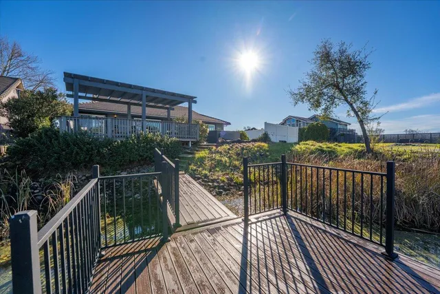 a view of balcony with furniture