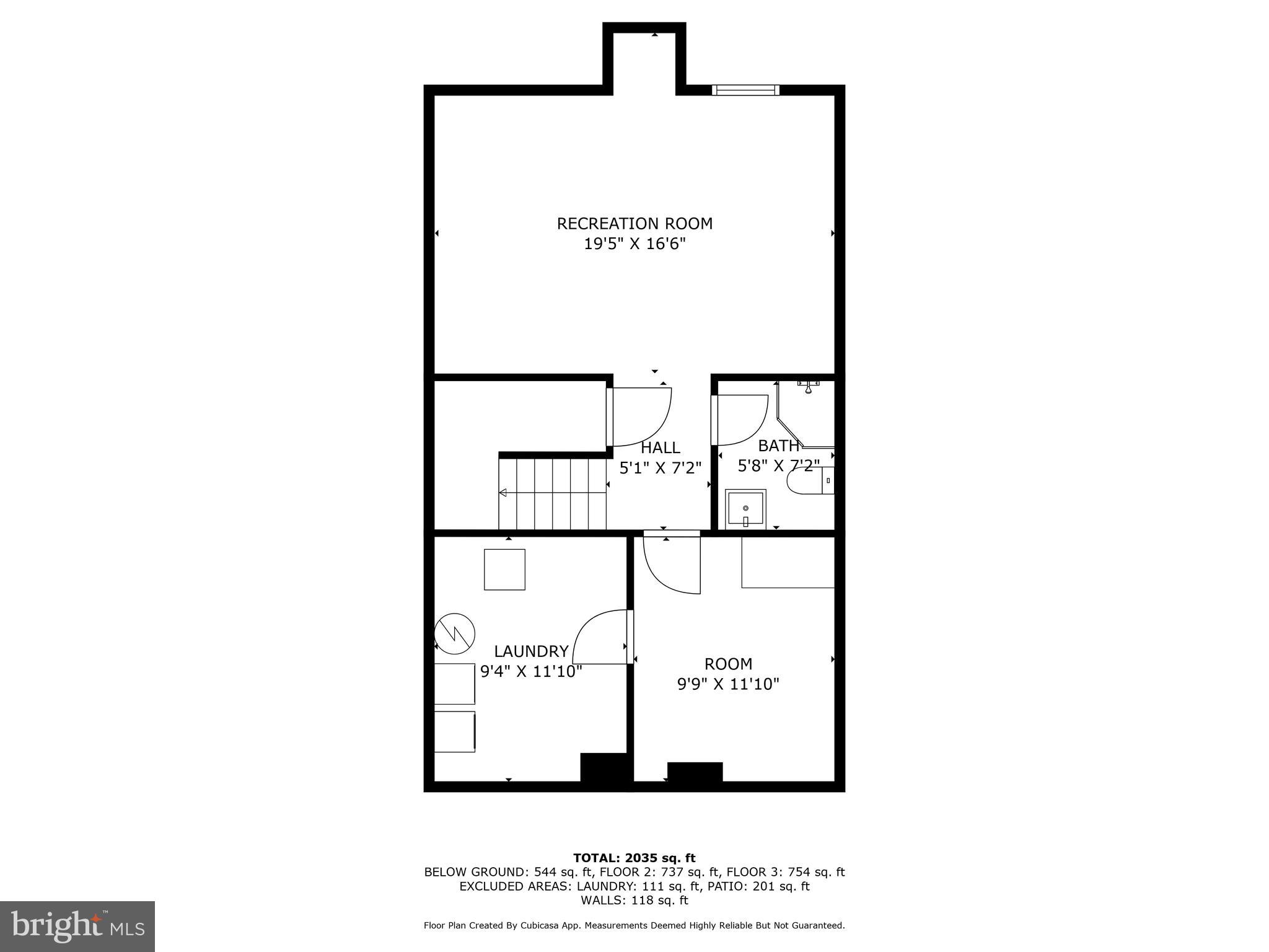 611 Concerto Lane Silver Spring, MD 20901 - Photo 27 of 27 Lower level floor plan