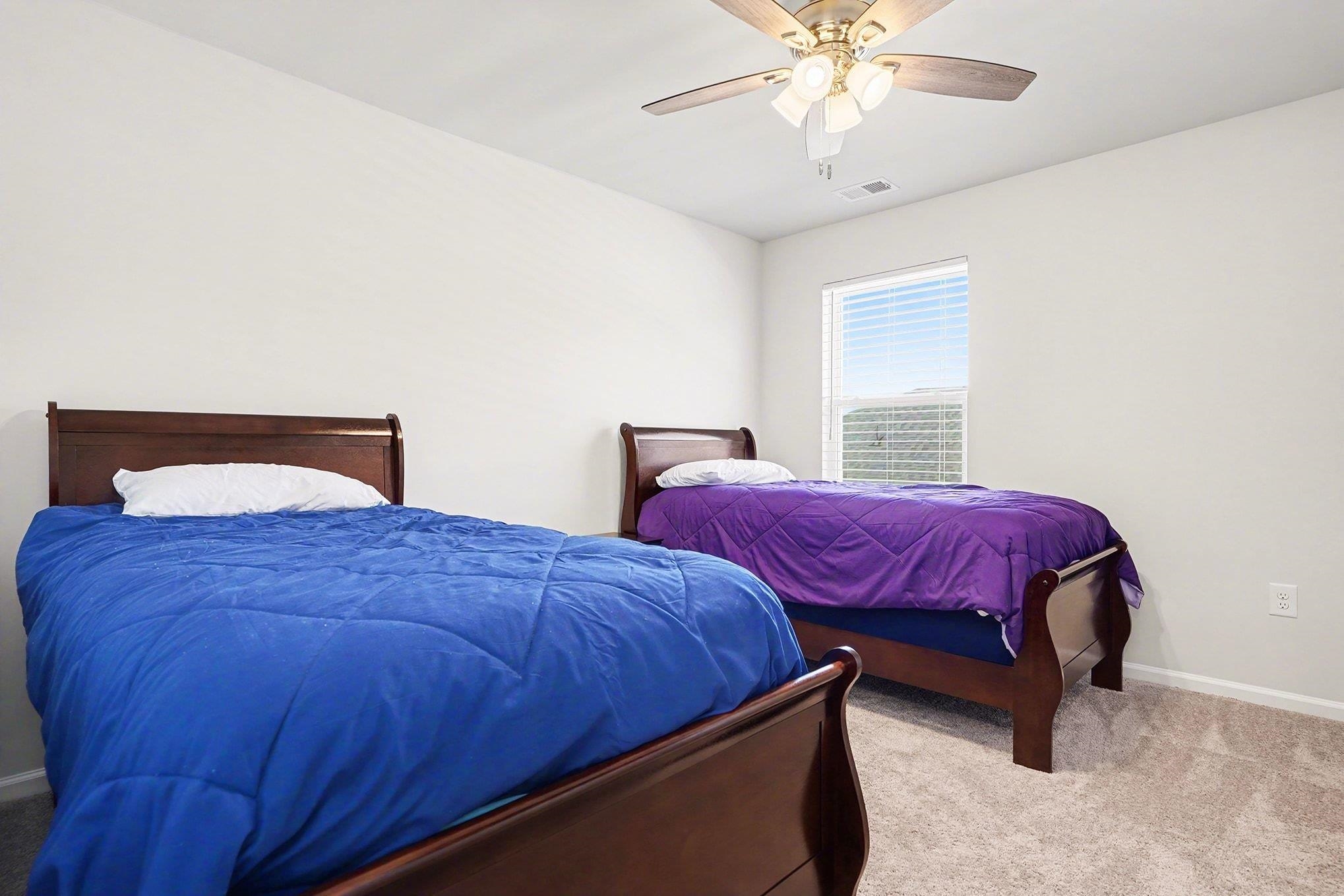 3005 Palma Way Myrtle Beach, SC 29579 - Photo 20 of 30 Bedroom with carpet floors and a ceiling fan