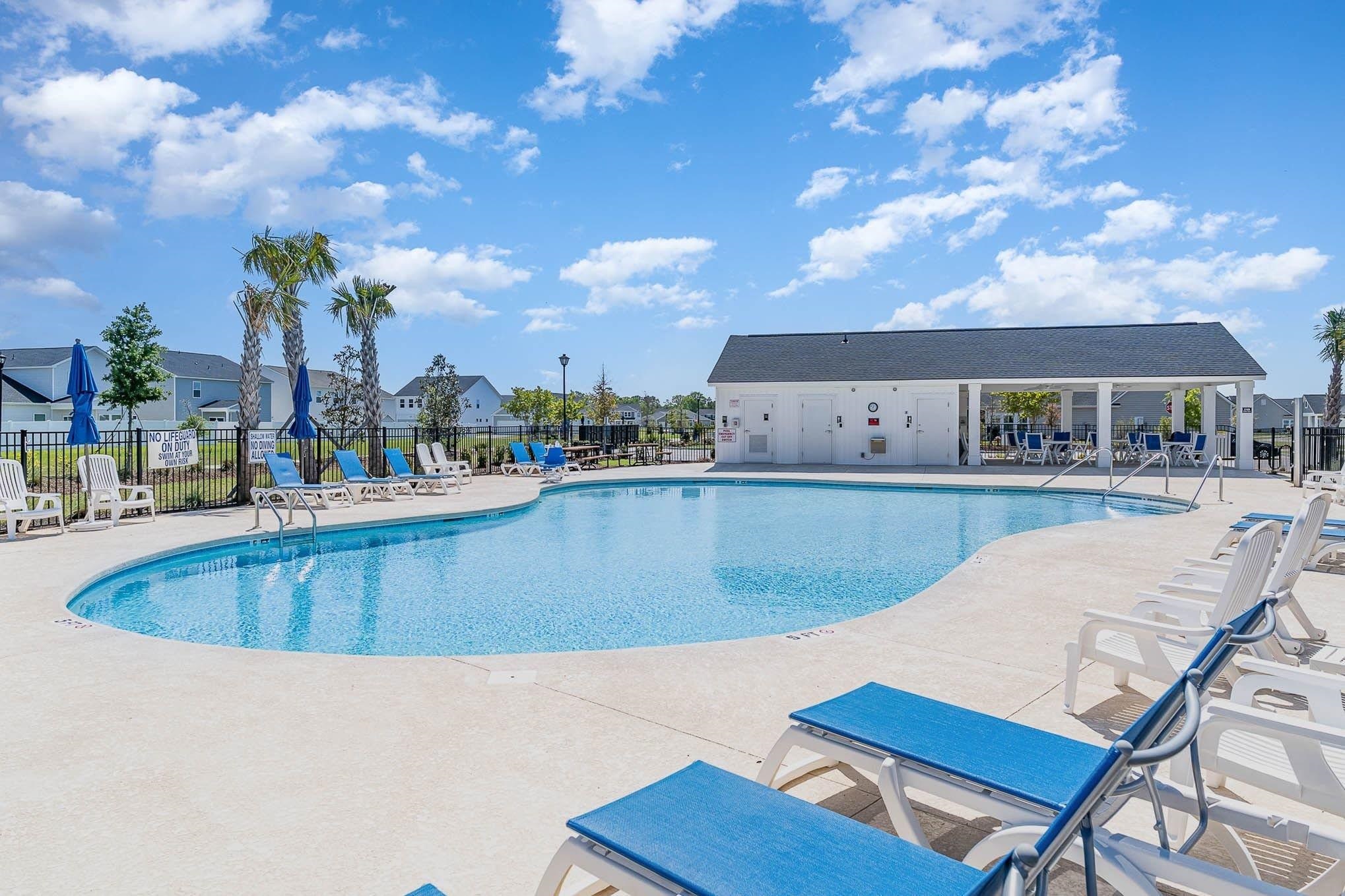 3005 Palma Way Myrtle Beach, SC 29579 - Photo 27 of 30 Community pool featuring a patio and a residential view