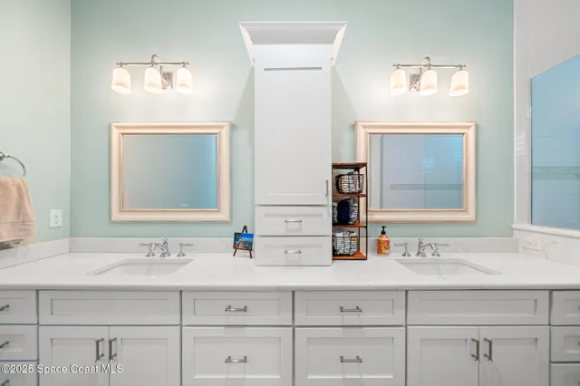 a view of entryway and dining room and hall with wooden floor