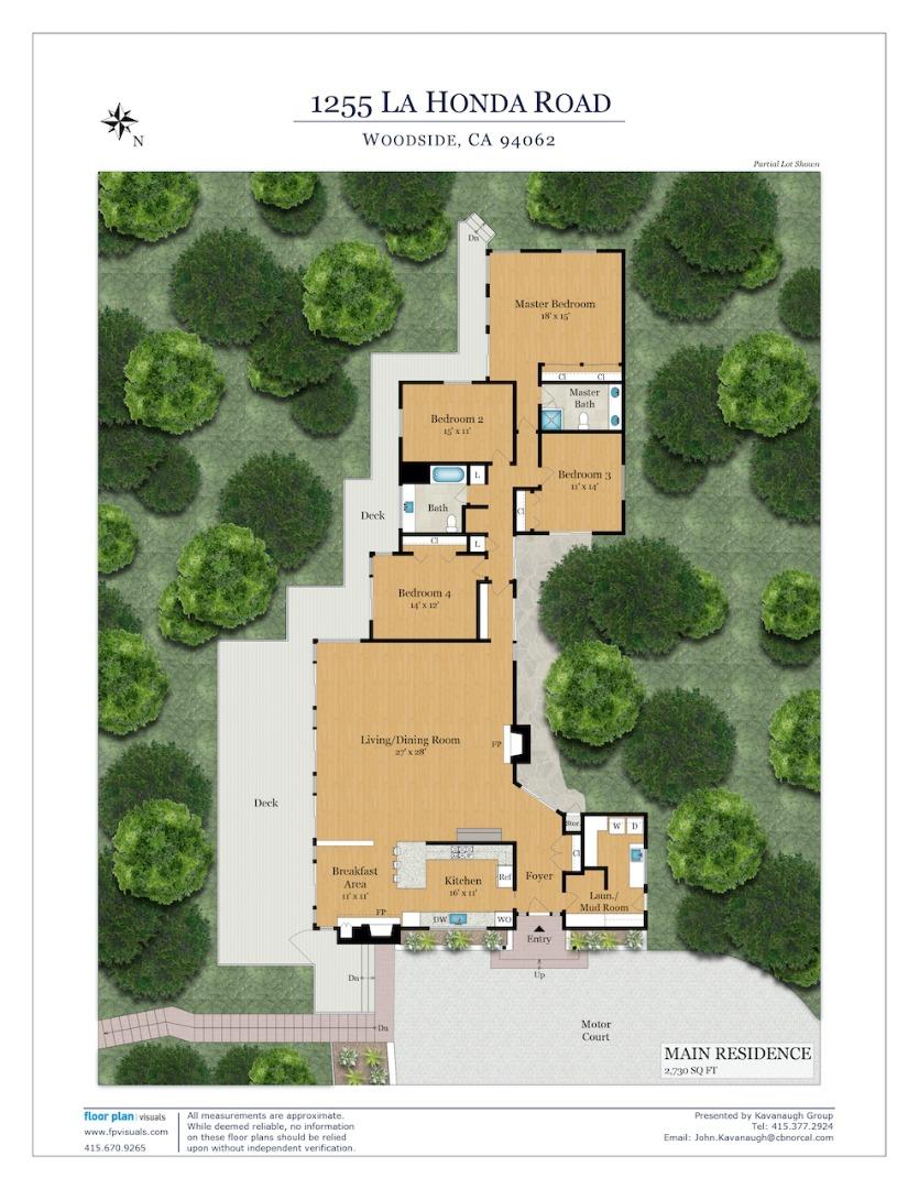 1255 La Honda Road Woodside, CA 94062 - Photo 24 of 26 an aerial view of a house with a yard