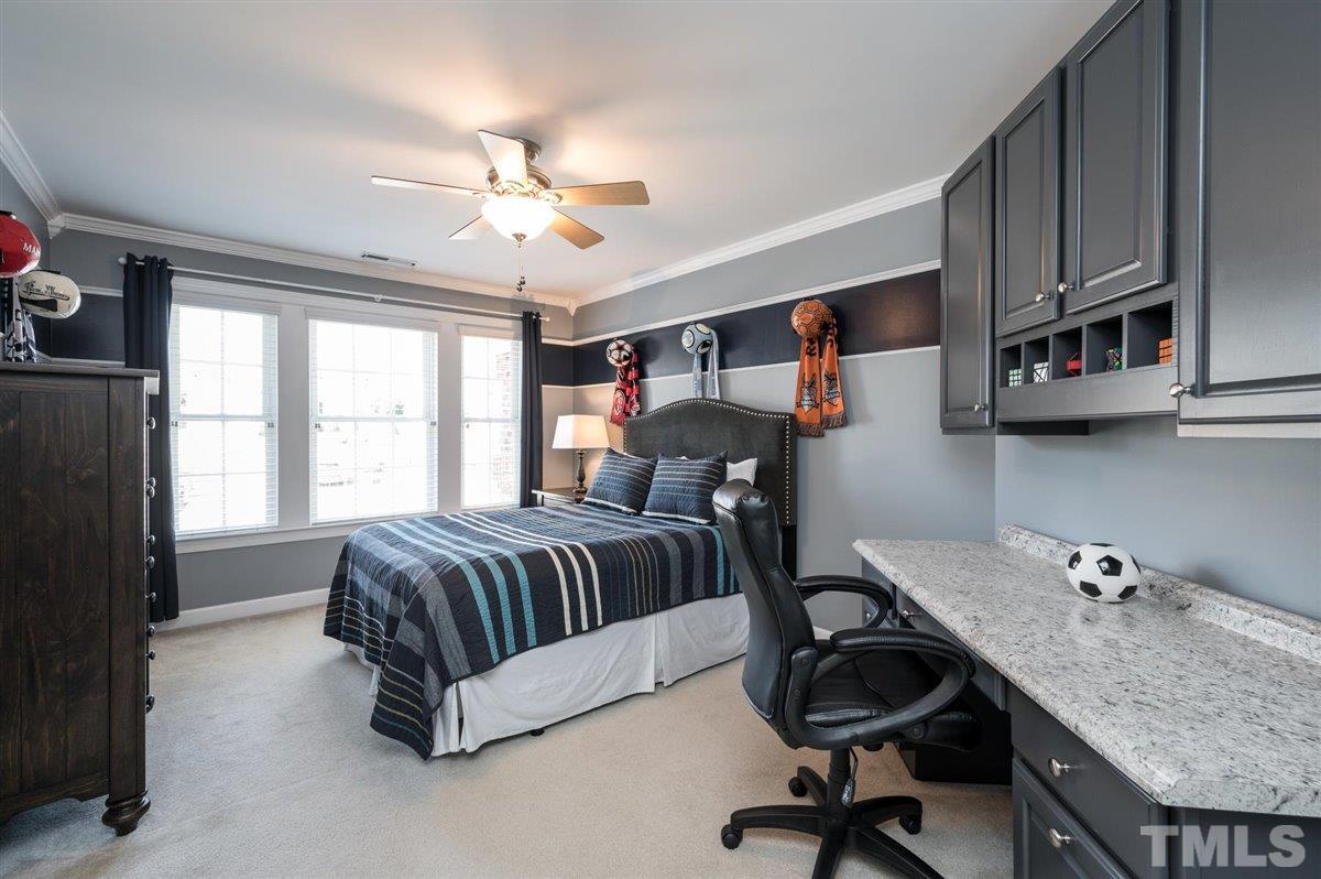 3100 Pyxis Court Raleigh, NC 27614 - Photo 19 of 30 Bedroom 2 upstairs. All the bedrooms upstairs have roomy walk-in-closets!