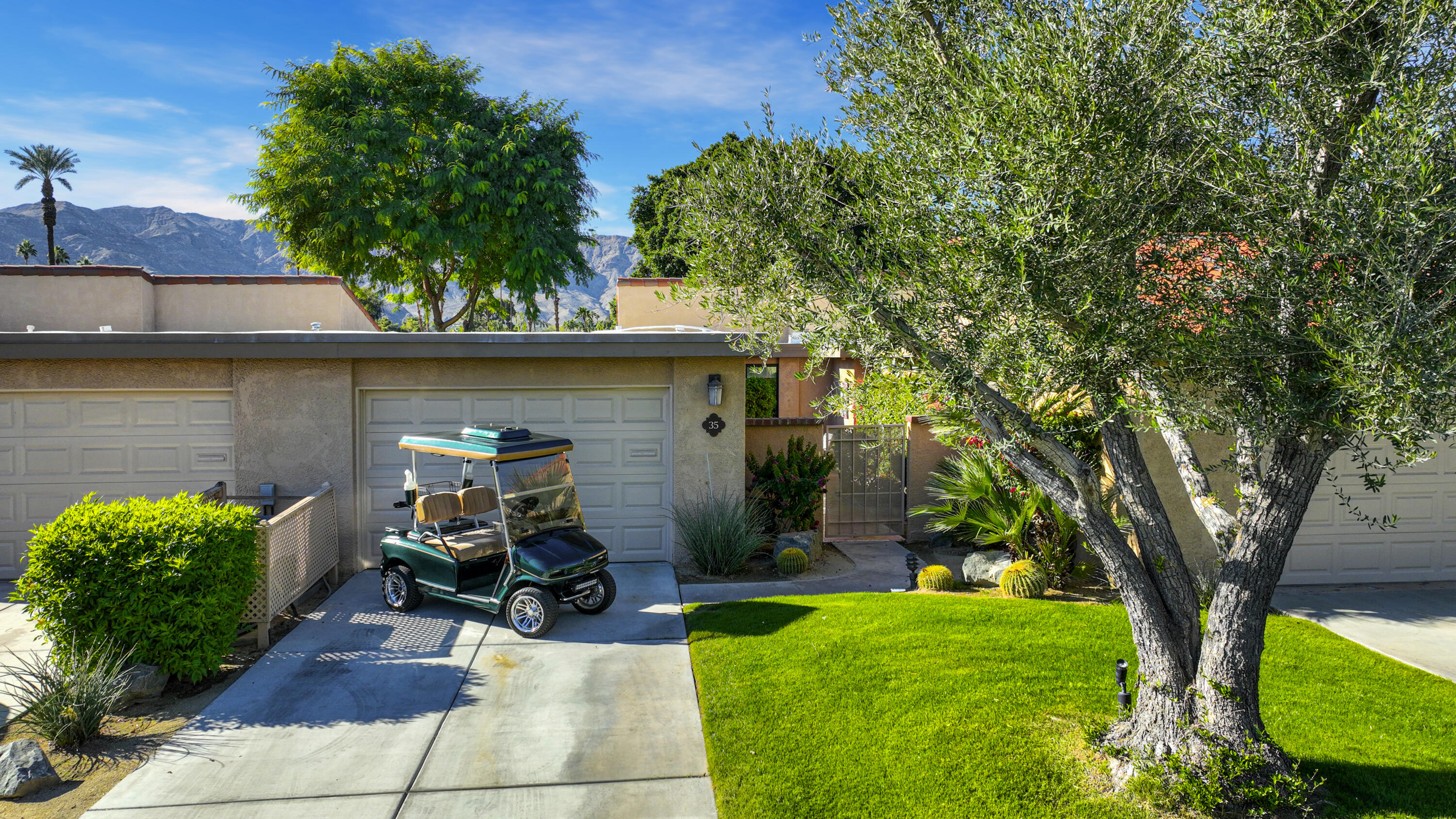 35 La Ronda Drive Rancho Mirage, CA 92270 - Photo 19 of 54 a view of outdoor space yard and deck