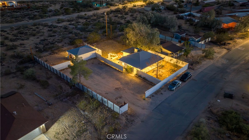 61879 Valley View Circle Joshua Tree, CA 92252 - Photo 1 of 63 an aerial view of a house with a yard