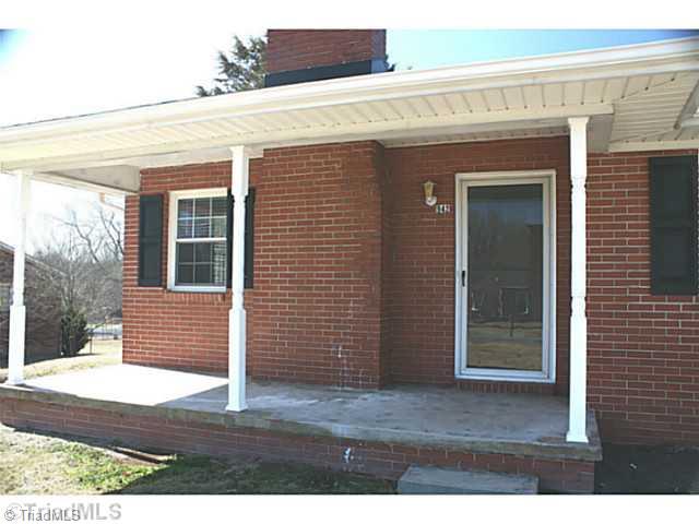 Exterior Front. Rocking Chair Front Porch.