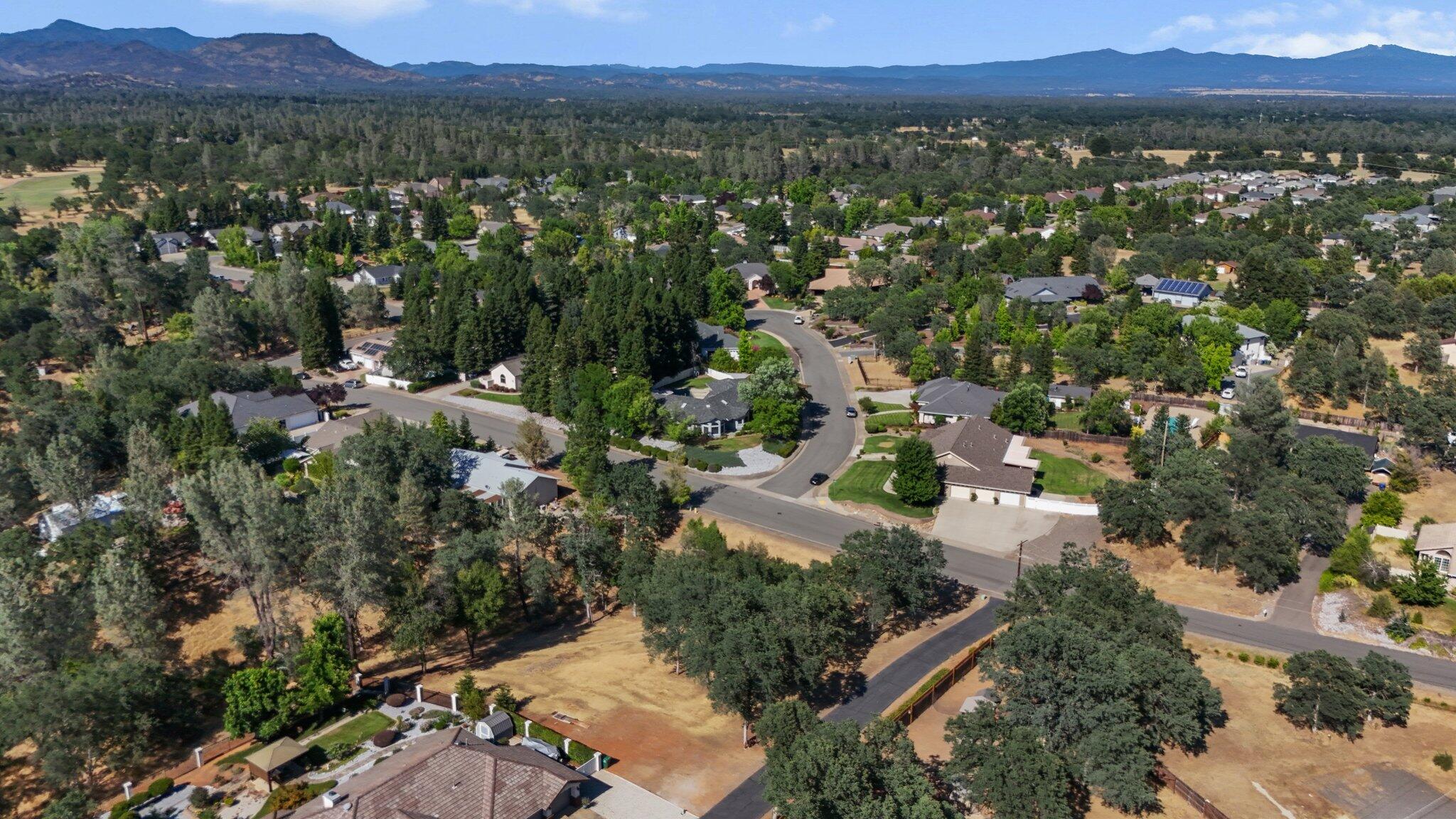 11632 Ridgewood Road Redding, CA 96003 - Photo 8 of 15 an aerial view of a city and mountain