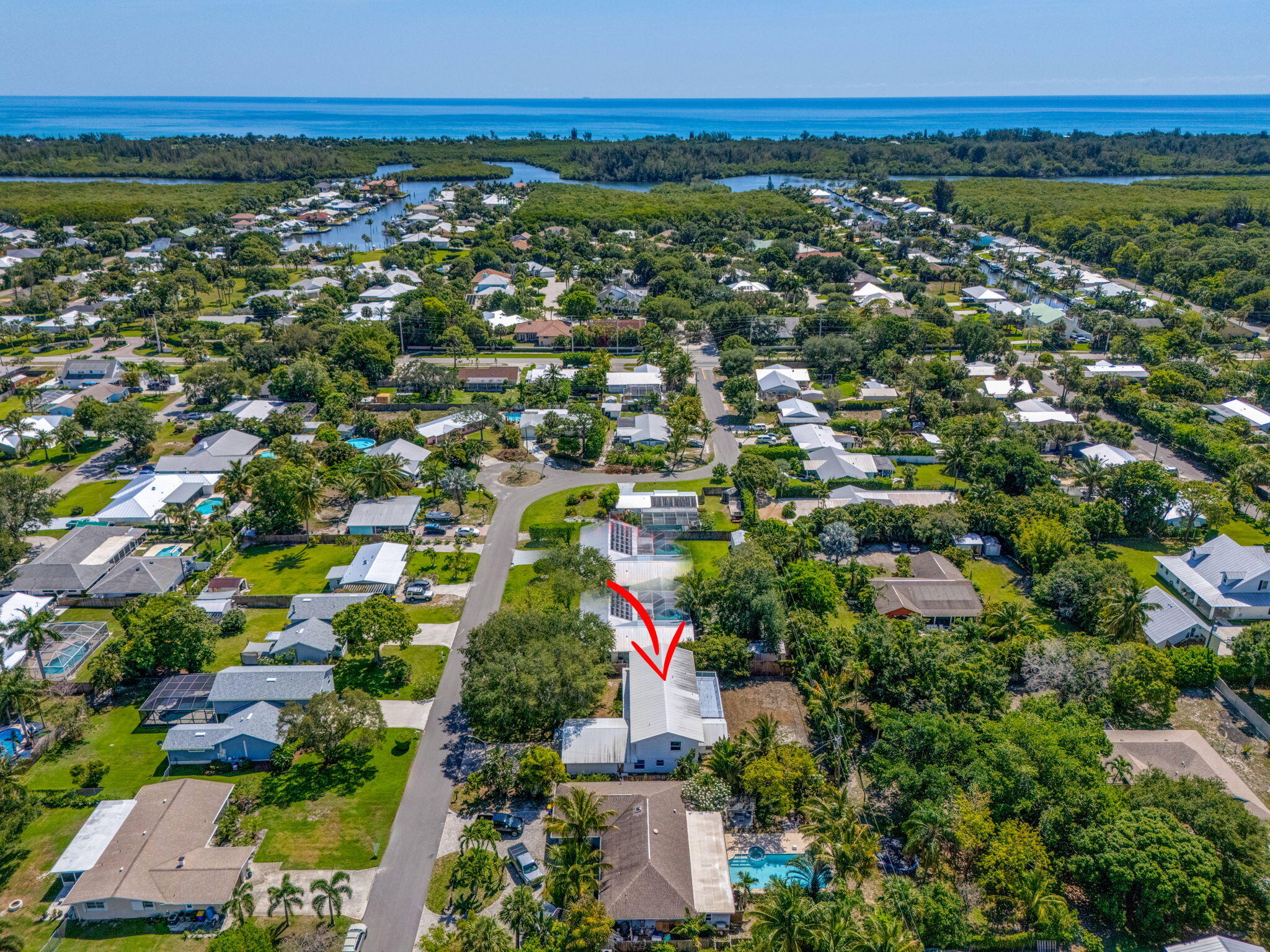 8888 Southeast Colony Street Hobe Sound, FL 33455 - Photo 63 of 69 a view of city and mountain
