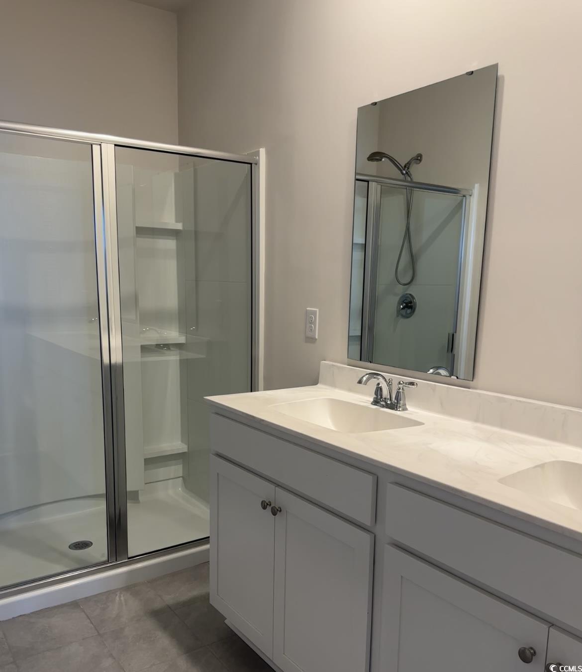 3789 Bells Lk Circle Longs, SC 29568 - Photo 11 of 26 Full bathroom featuring a stall shower and double vanity