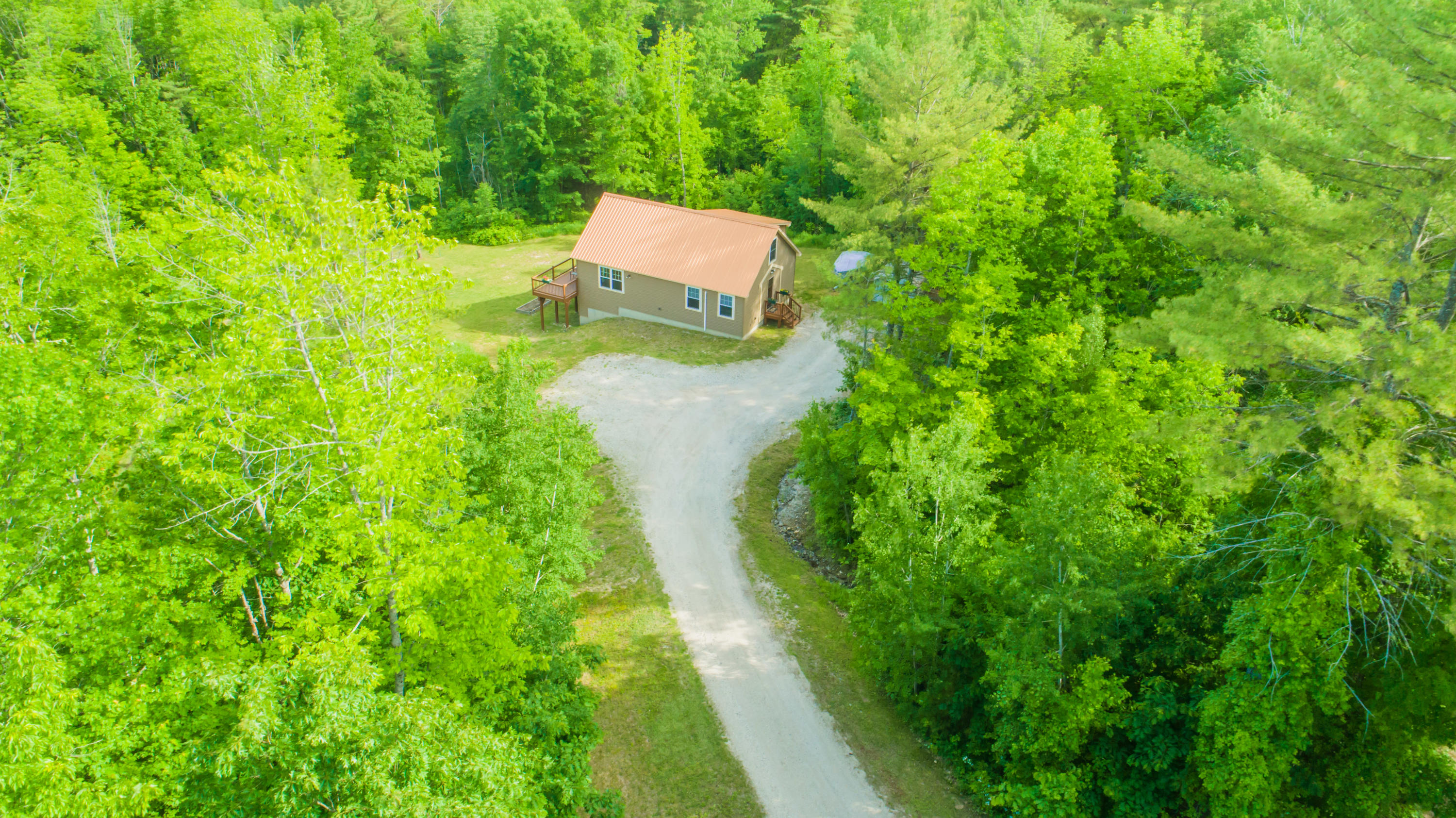 421 Number Six Road Oxford, ME 04270 - Photo 25 of 29 421 Number Six Road Aerial-1