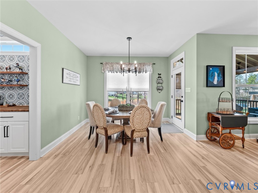 16106 Cambian Lane Chesterfield, VA 23832 - Photo 23 of 50 a view of a dining room with furniture window and wooden floor