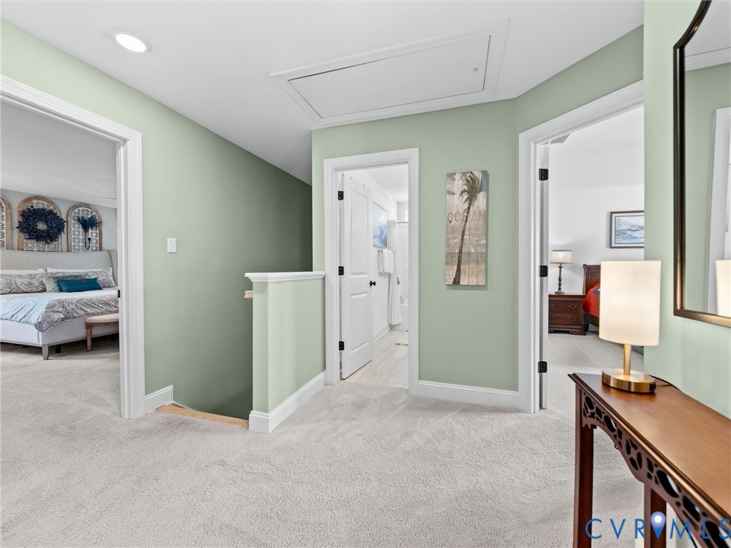 16106 Cambian Lane Chesterfield, VA 23832 - Photo 29 of 50 a view of a bedroom with a bed and a large window