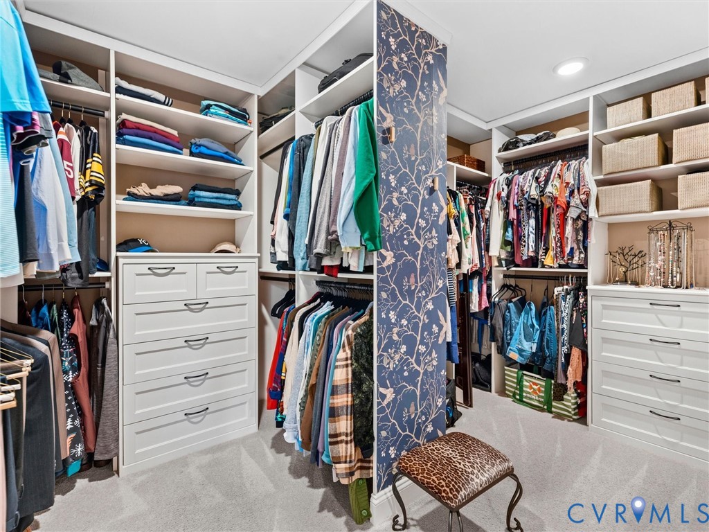 16106 Cambian Lane Chesterfield, VA 23832 - Photo 35 of 50 a view of walk in closet with clothes and shoes