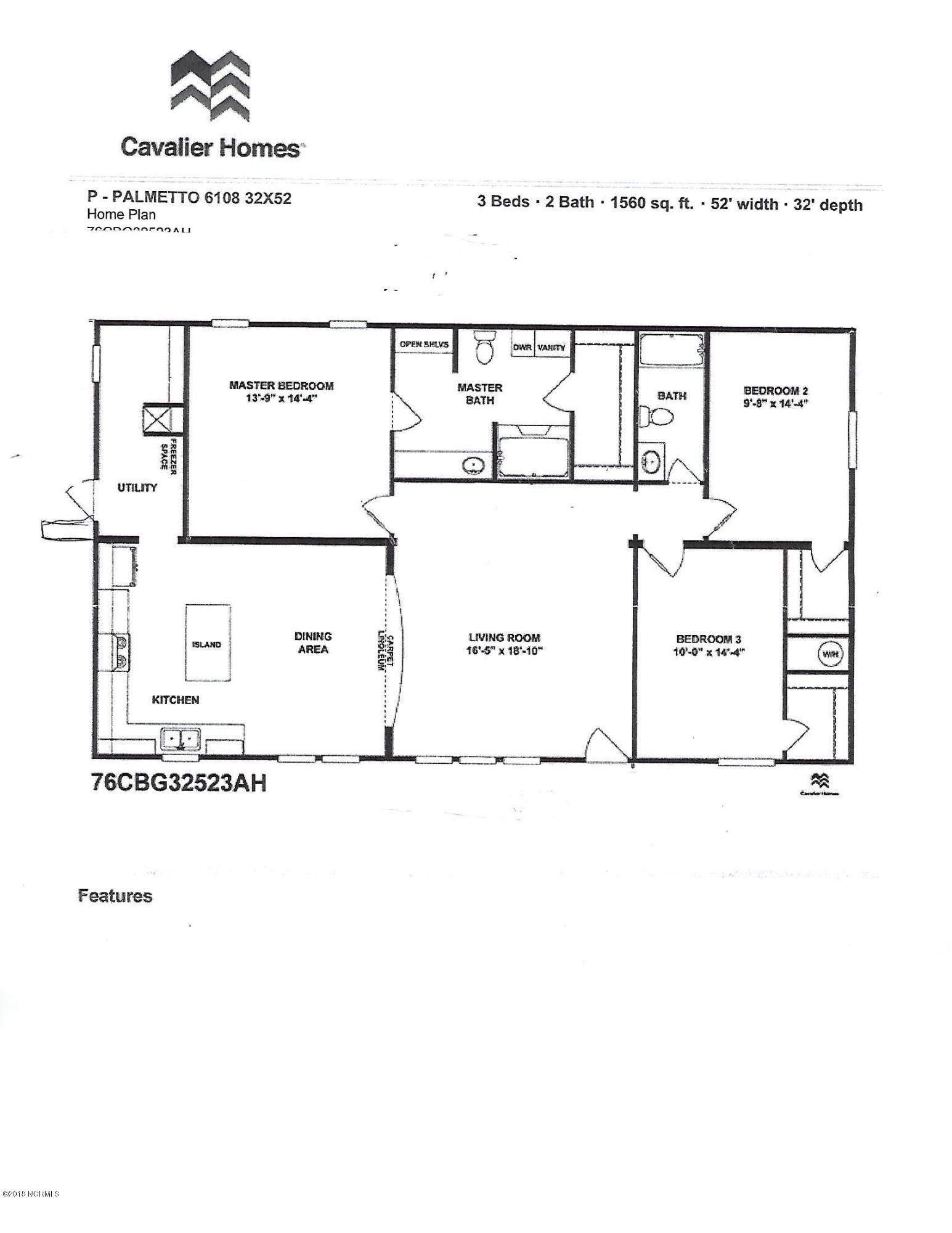 1852 Raccoon Road Willard, NC 28478 - Photo 34 of 34 floor plan