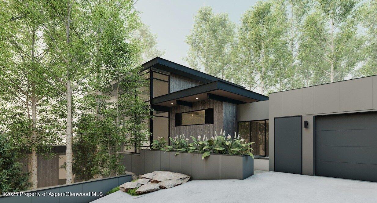 a front view of a house with balcony