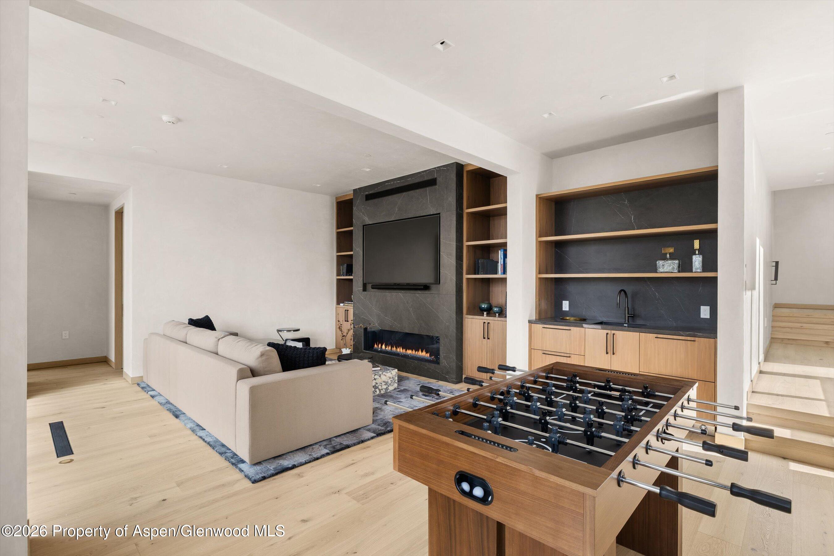 323 East Reds Road Aspen, CO 81612 - Photo 13 of 17 Lower Level Entertaining