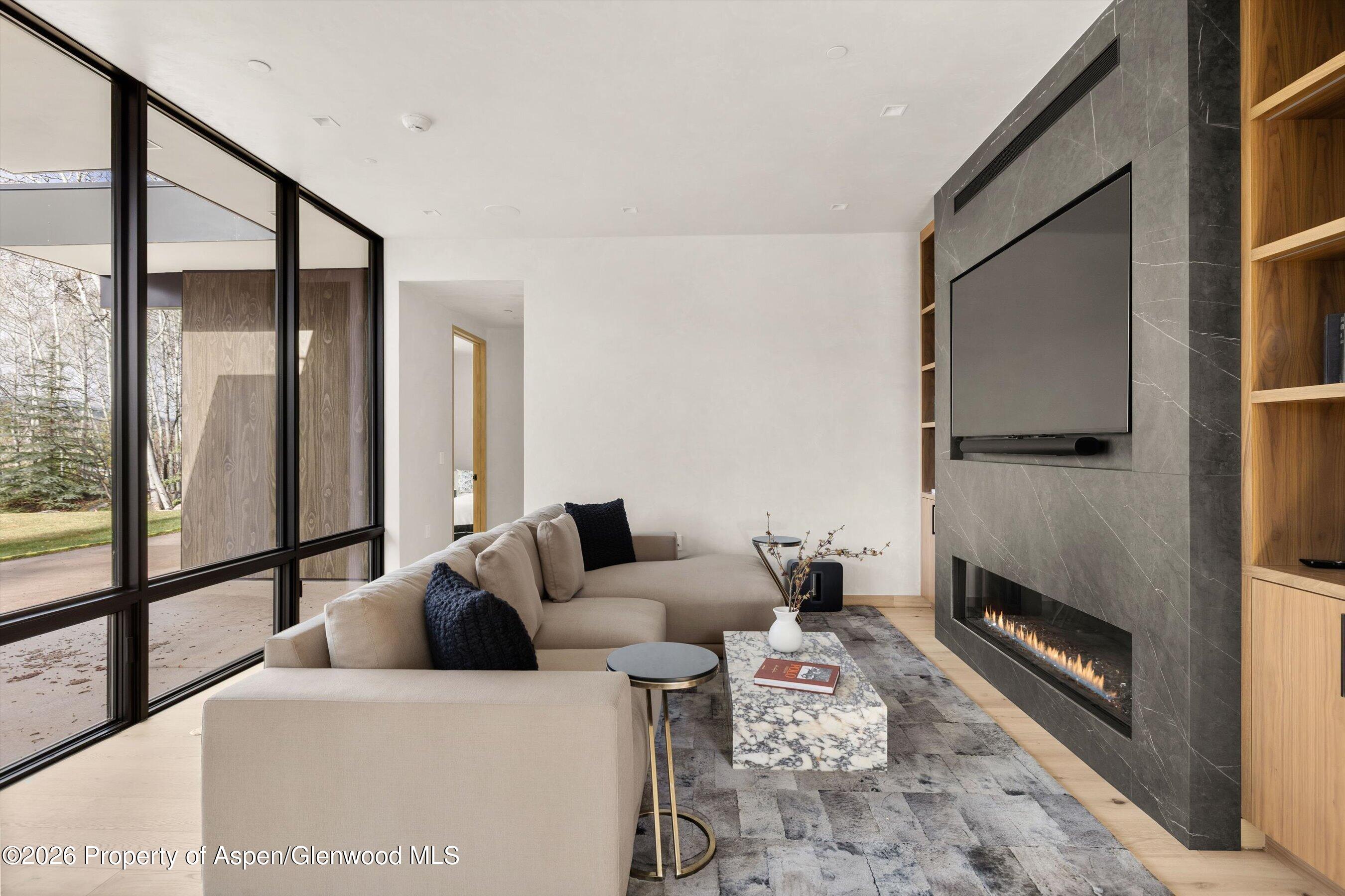 323 East Reds Road Aspen, CO 81612 - Photo 14 of 17 Lower Level Entertaining