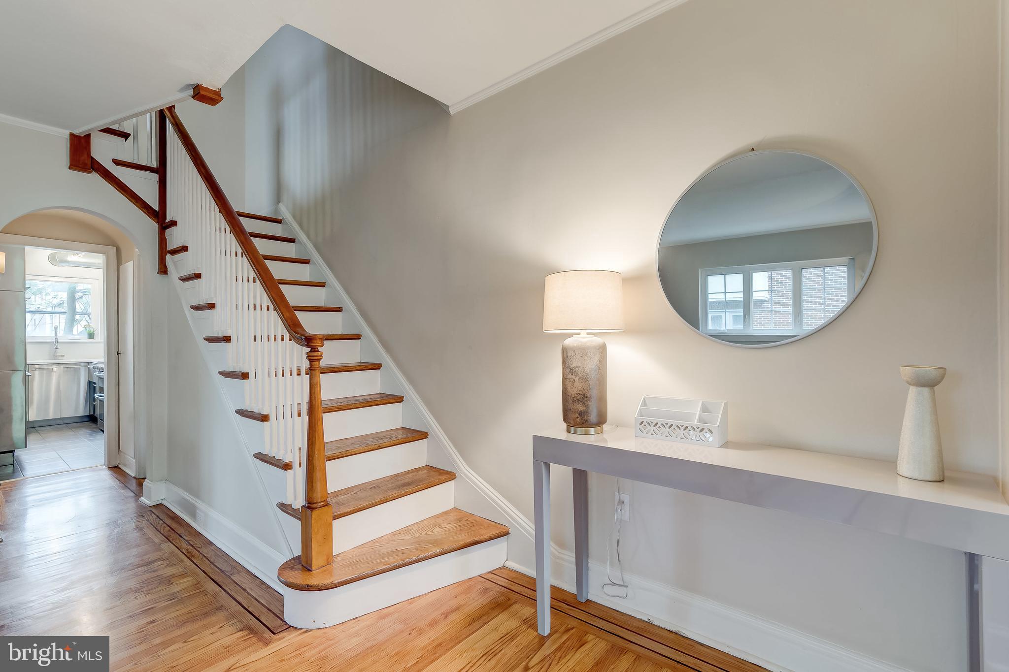 3630 Elkader Road Baltimore, MD 21218 - Photo 4 of 30 Original wood stairs