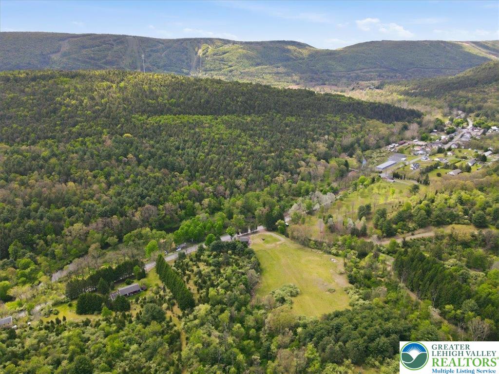 4880 Little Gap Road Kunkletown, PA 18058 - Photo 99 of 100 This elevated perspective showcases expansive greenery and distant mountainous terrain, offering a serene environment.