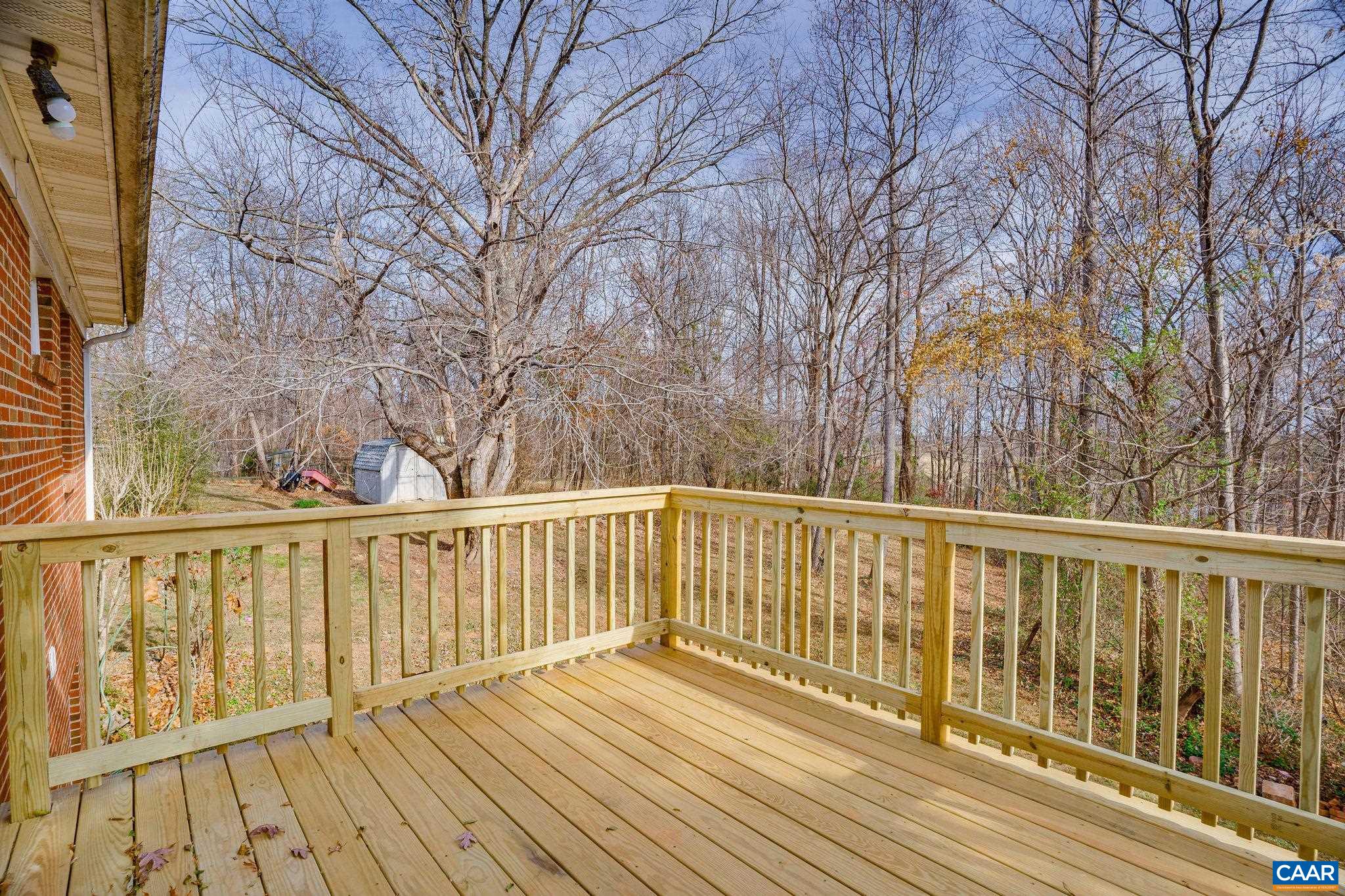 569 Half Mile Branch Road Crozet, VA 22932 - Photo 33 of 35 a view of wooden balcony with wooden floor