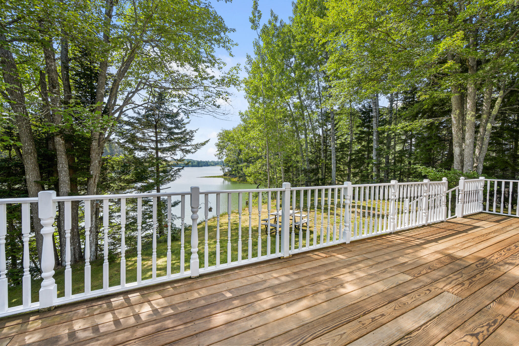385 East Kennebec Road Machias, ME 04654 - Photo 11 of 50 View from Deck outside Kitchen