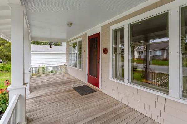a view of front door of the house