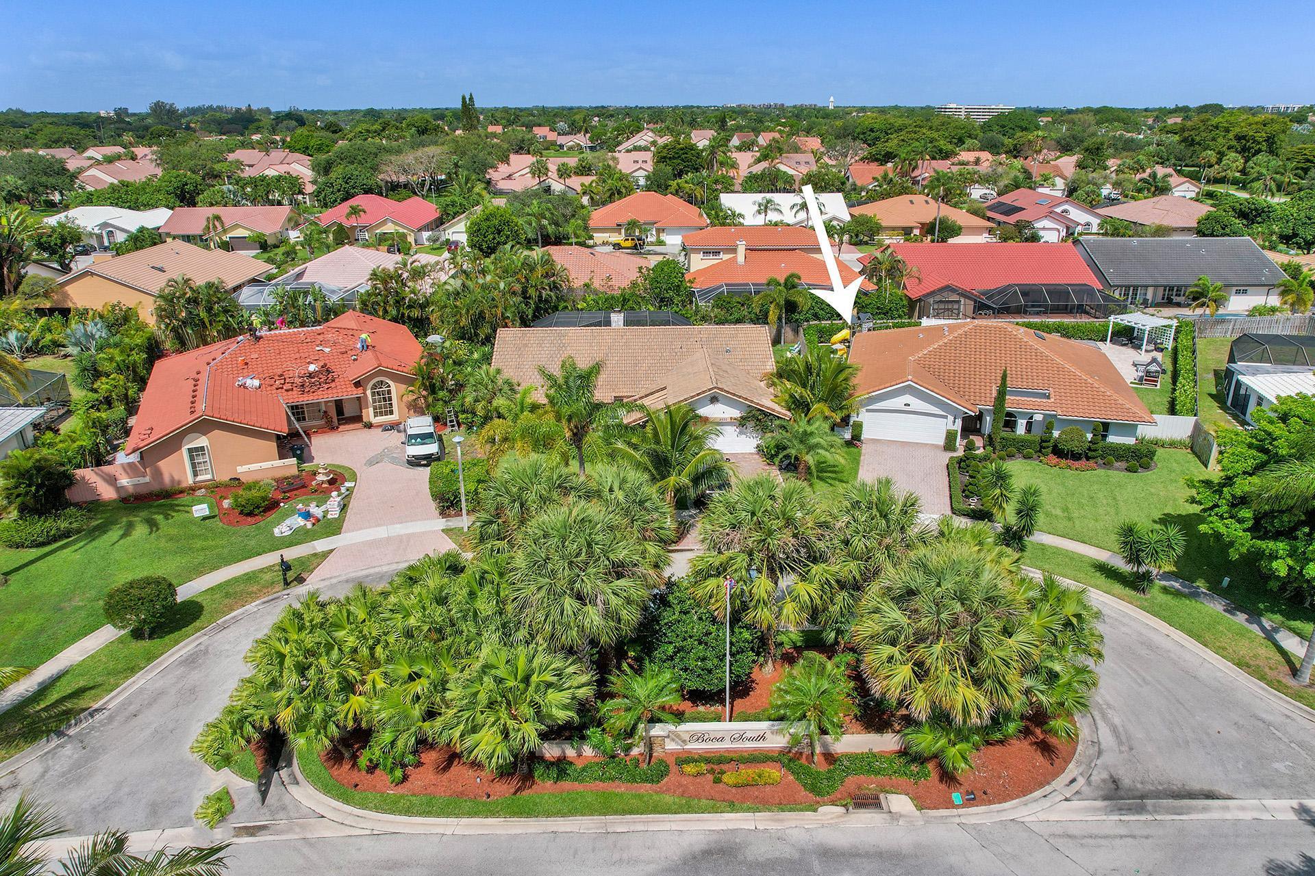 5264 Deerhurst Crescent Circle Boca Raton, FL 33486 - Photo 56 of 62 an aerial view of multiple house