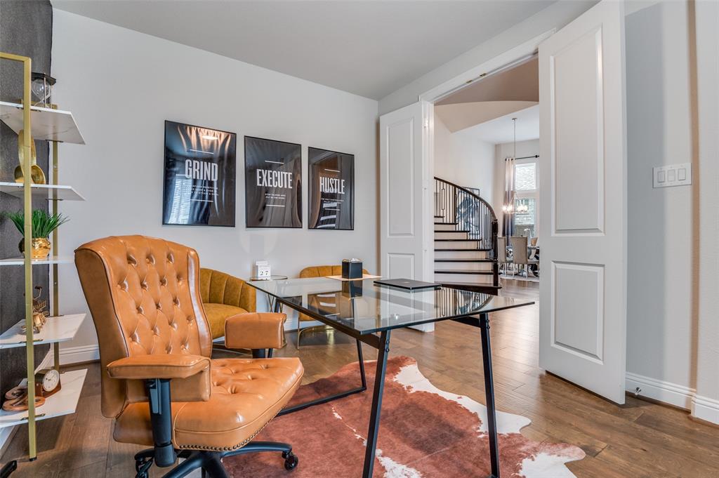 2417 Shane Drive Midlothian, TX 76065 - Photo 14 of 40 a dining room with furniture and wooden floor