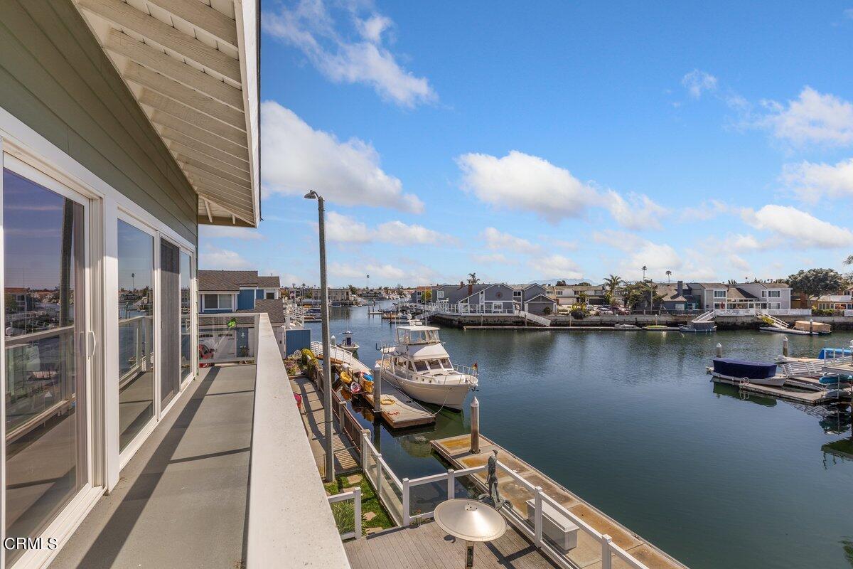 a view of a lake from a balcony