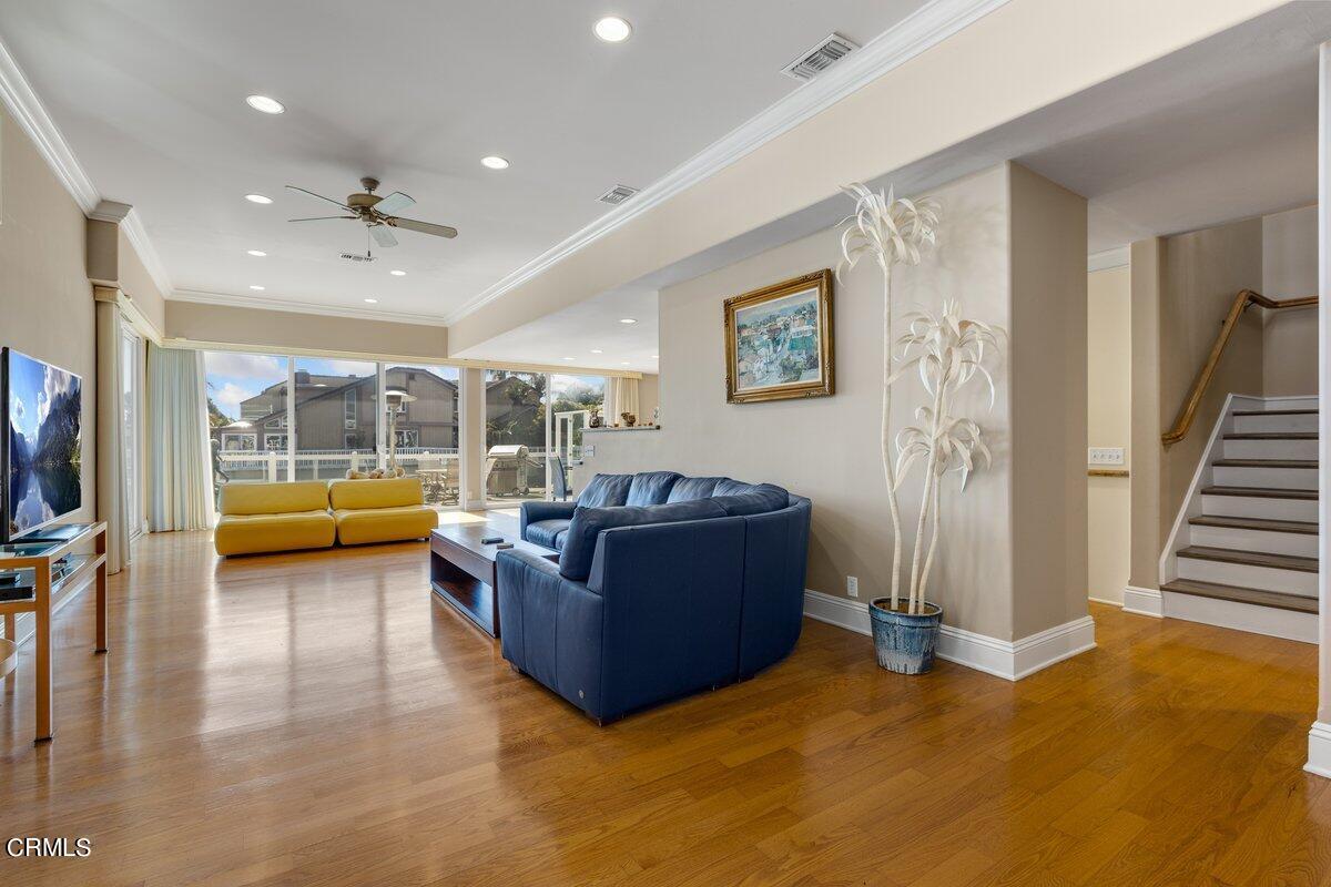 4530 Lyme Bay Oxnard, CA 93035 - Photo 31 of 46 a living room with furniture and a flat screen tv