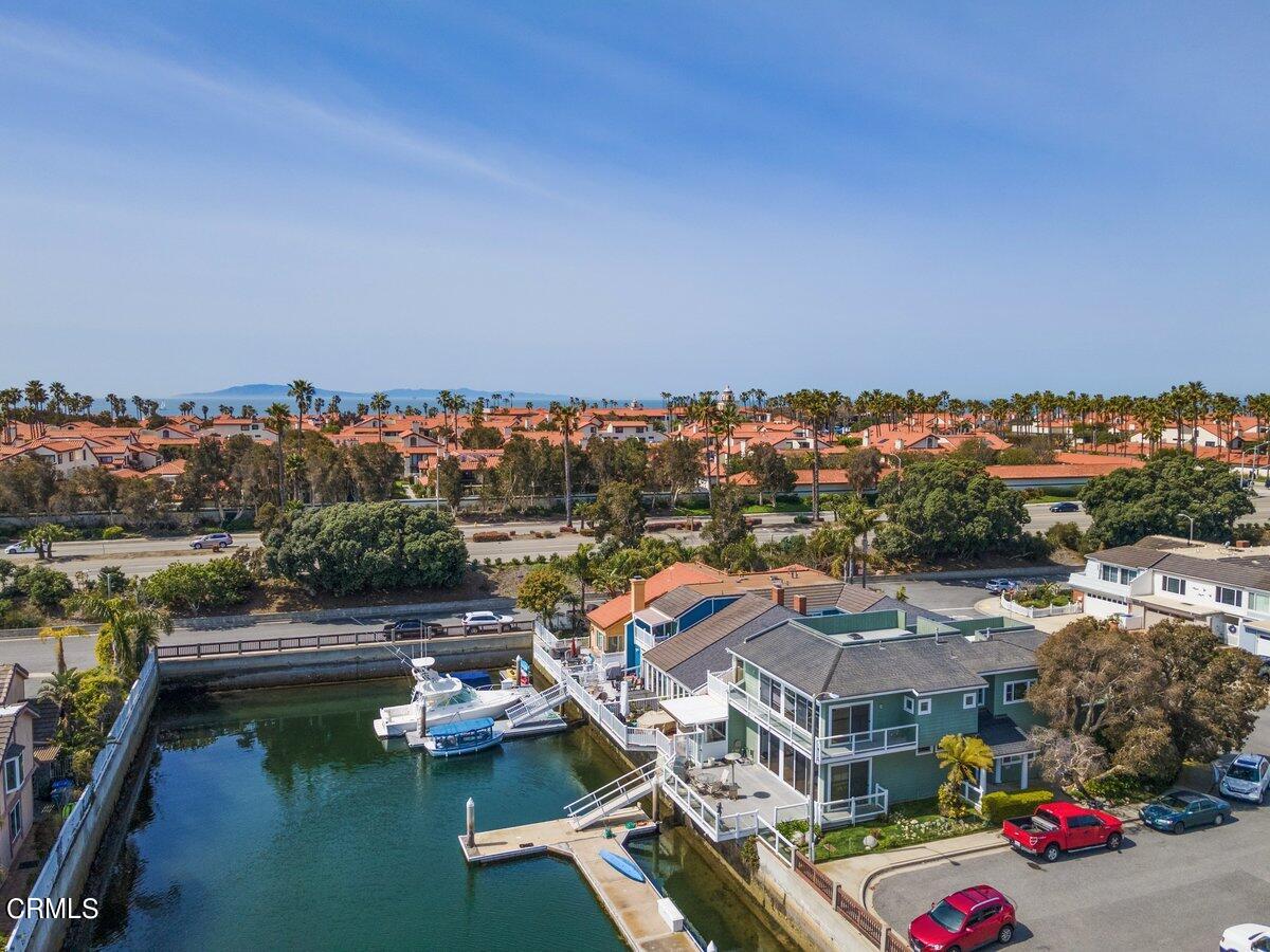 4530 Lyme Bay Oxnard, CA 93035 - Photo 40 of 46 an aerial view of a house with a lake view