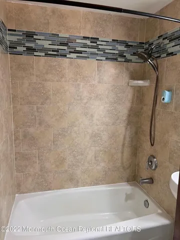 a bathroom with a bath tub and a shower