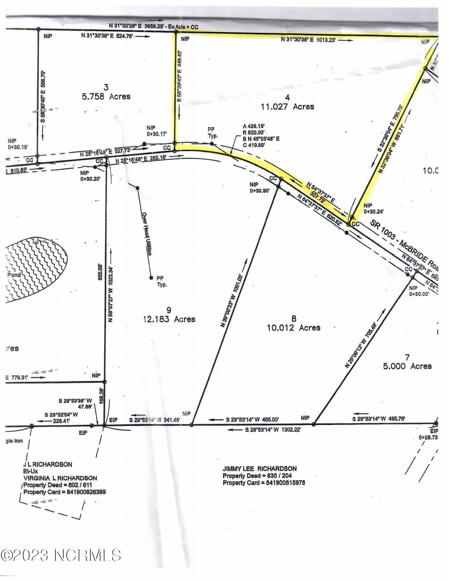Lot 4 Tbd Mcbride Road Jackson Springs, NC 27281 - Photo 1 of 2 Richmond Co Lot 4