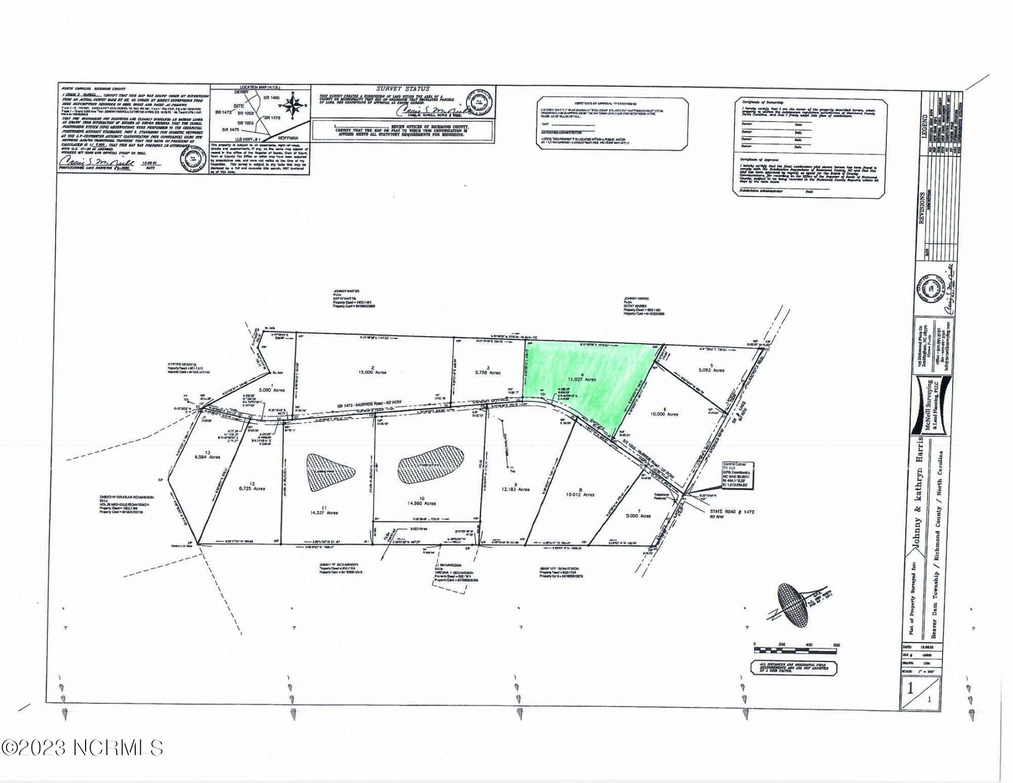 Lot 4 Tbd Mcbride Road Jackson Springs, NC 27281 - Photo 2 of 2 Mcride Lot 4