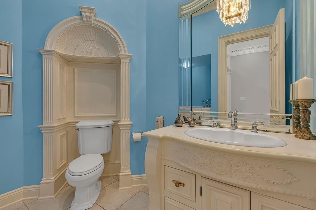 1750 River Road Beaver, PA 15009 - Photo 22 of 49 Attention to detail carries through even here in the guest bathroom.