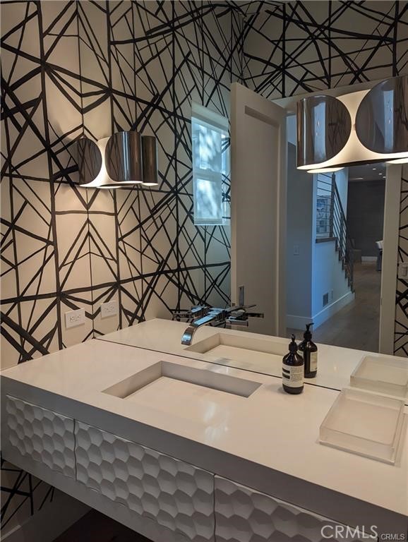 17950 Rancho Street Encino, CA 91316 - Photo 22 of 35 a view of a room with a sink