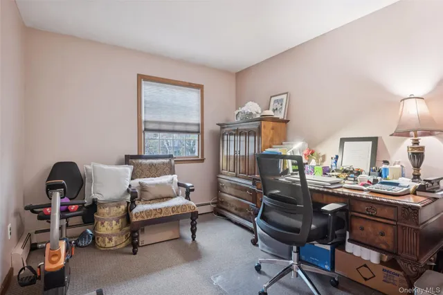 a room with furniture