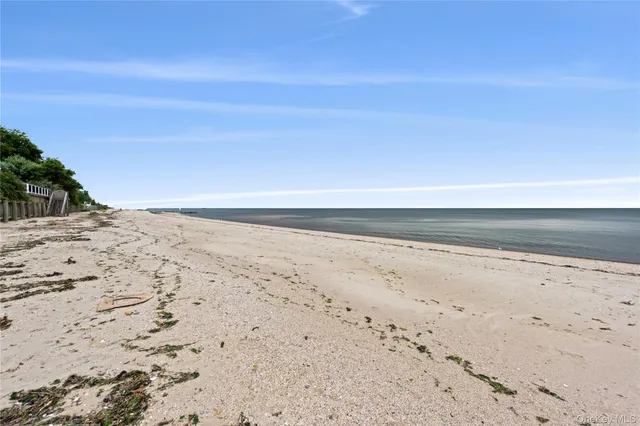 a view of beach and ocean