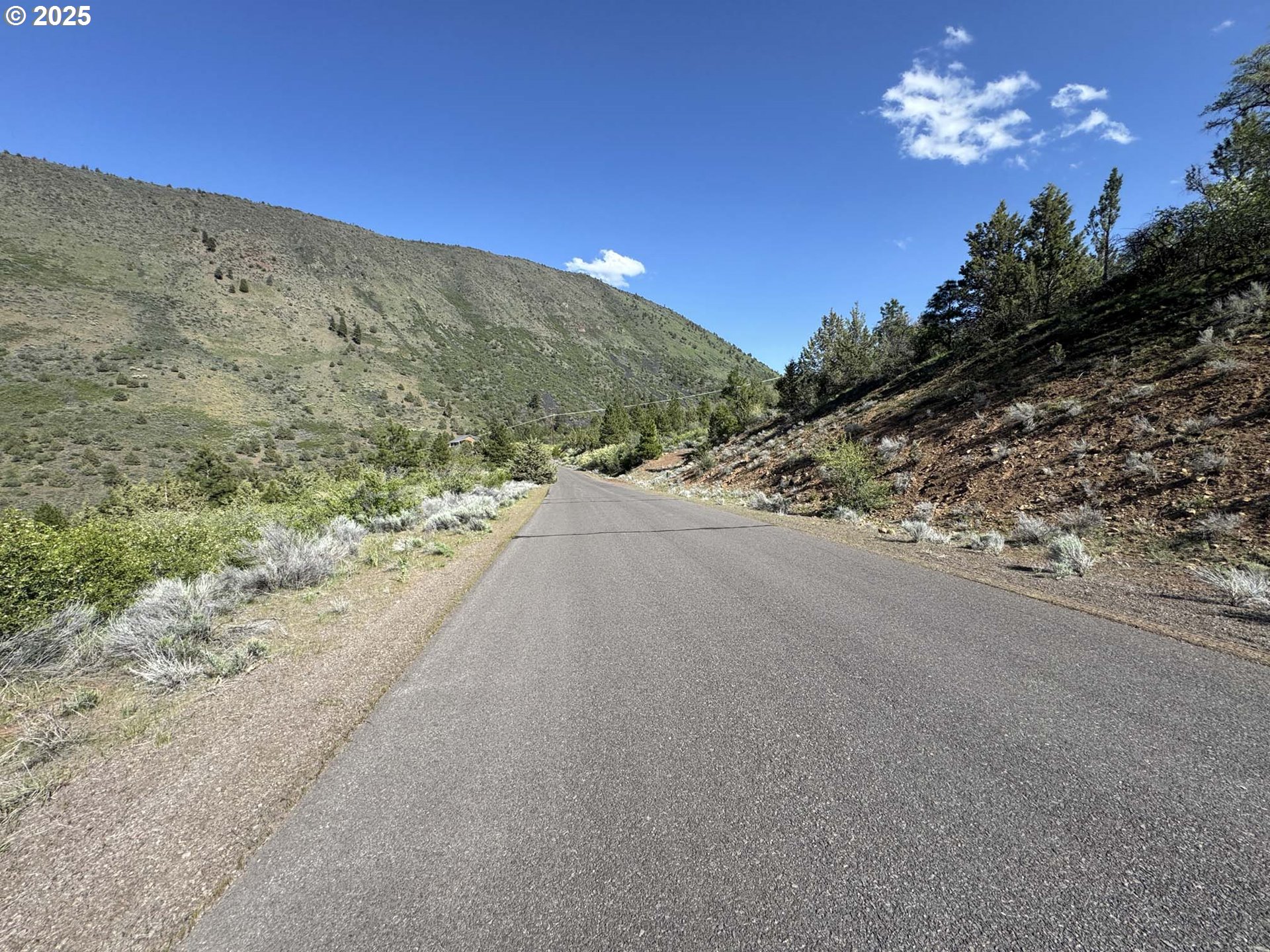 Troubador Trail Klamath Falls, OR 97601 - Photo 11 of 42 a view of a dry yard with mountains in the background