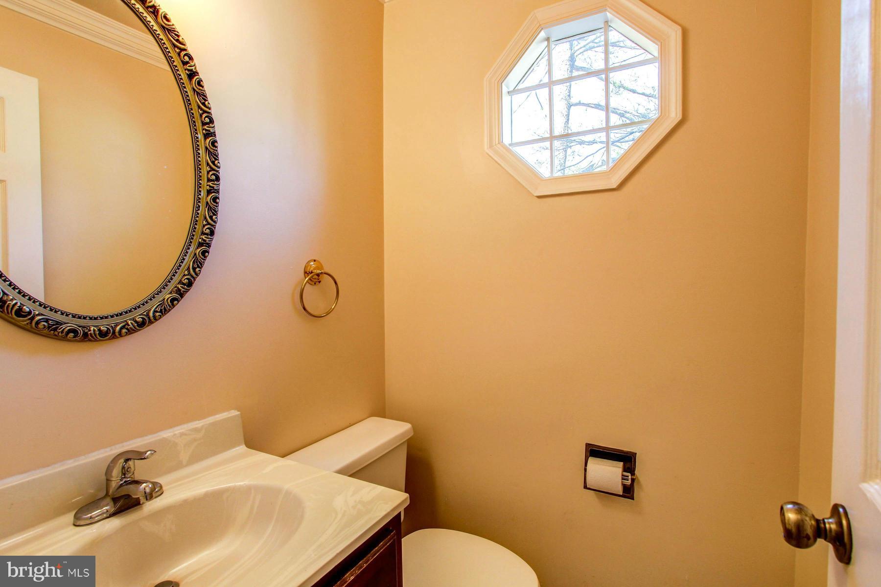 11526 Pine Cone Court Reston, VA 20191 - Photo 14 of 30 Mn Level Powder Room w/ charming octagonal window