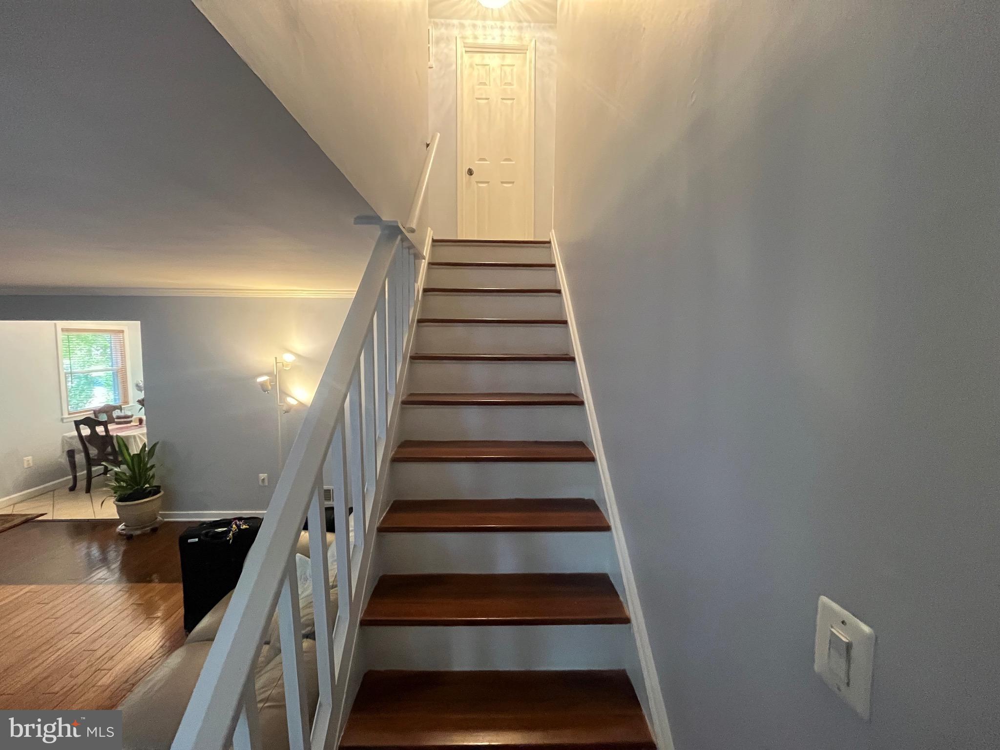 8139 Keeler Street Alexandria, VA 22309 - Photo 25 of 49 a view of entryway and hall with wooden floor
