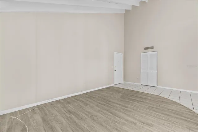 a view of an empty room