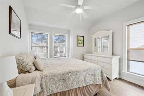 a view of a bunch of trees