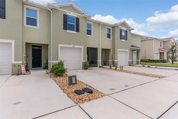 a view of a building with a street