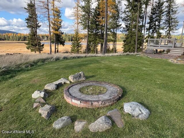 2995 East Dufort Road Sagle, ID 83860 - Photo 36 of 38 fire pit